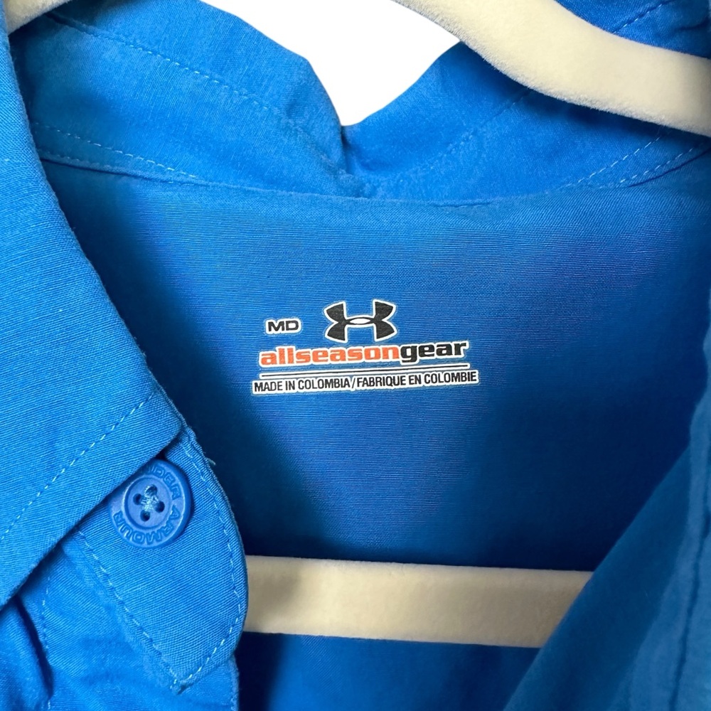 Under Armour Men's Blue Shirt size medium - Picture 3 of 3